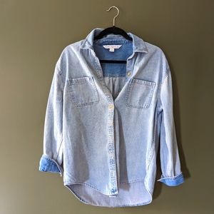 Old Navy Denim Boyfriend Shacket